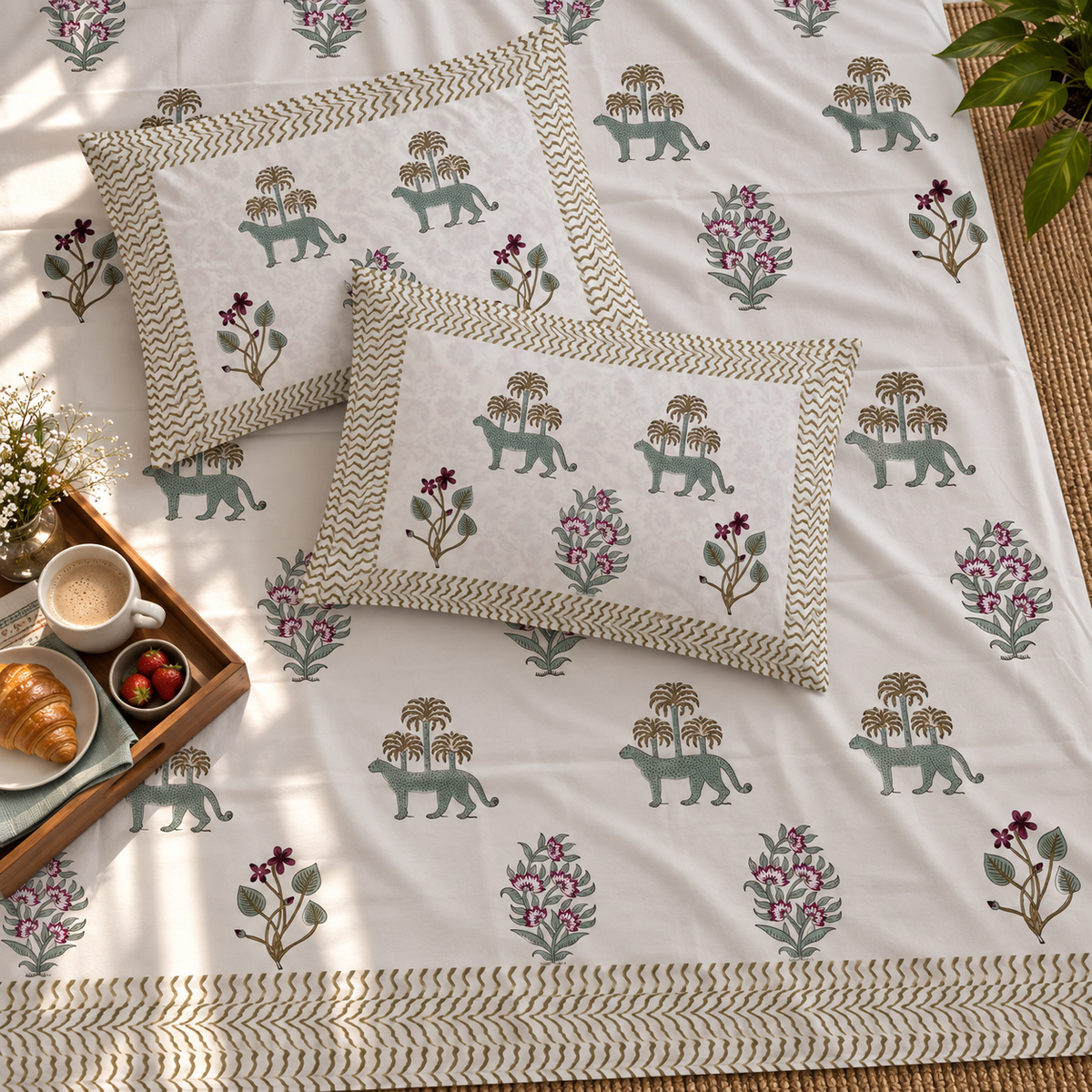 Sandar Fauna Bedsheet Set