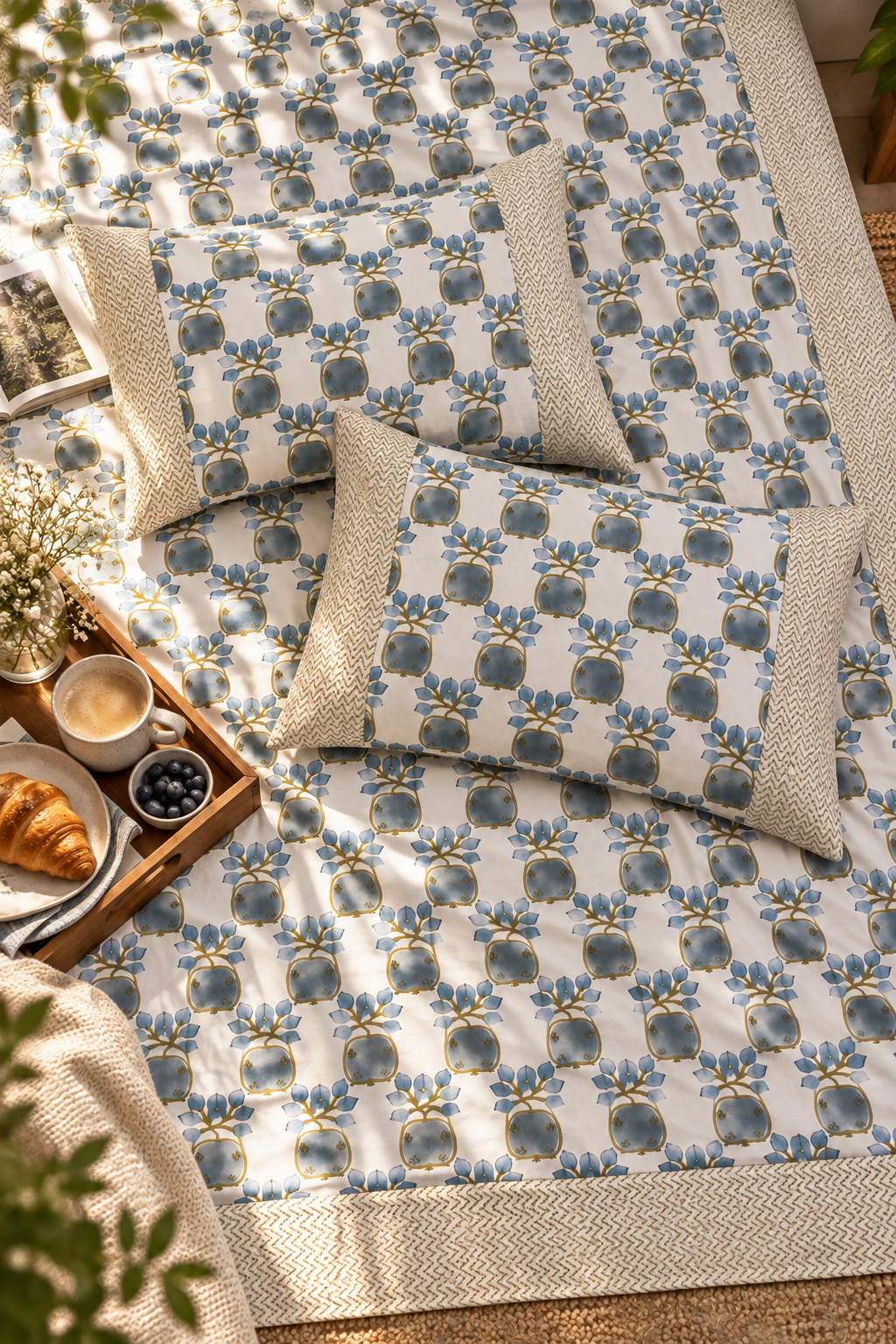Nahar Van Bedsheet Set
