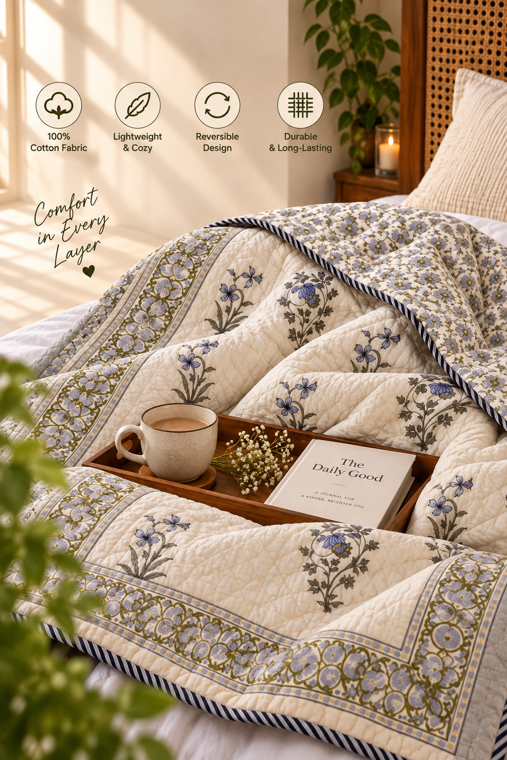 Jhalana Single Quilt (Set of 2)