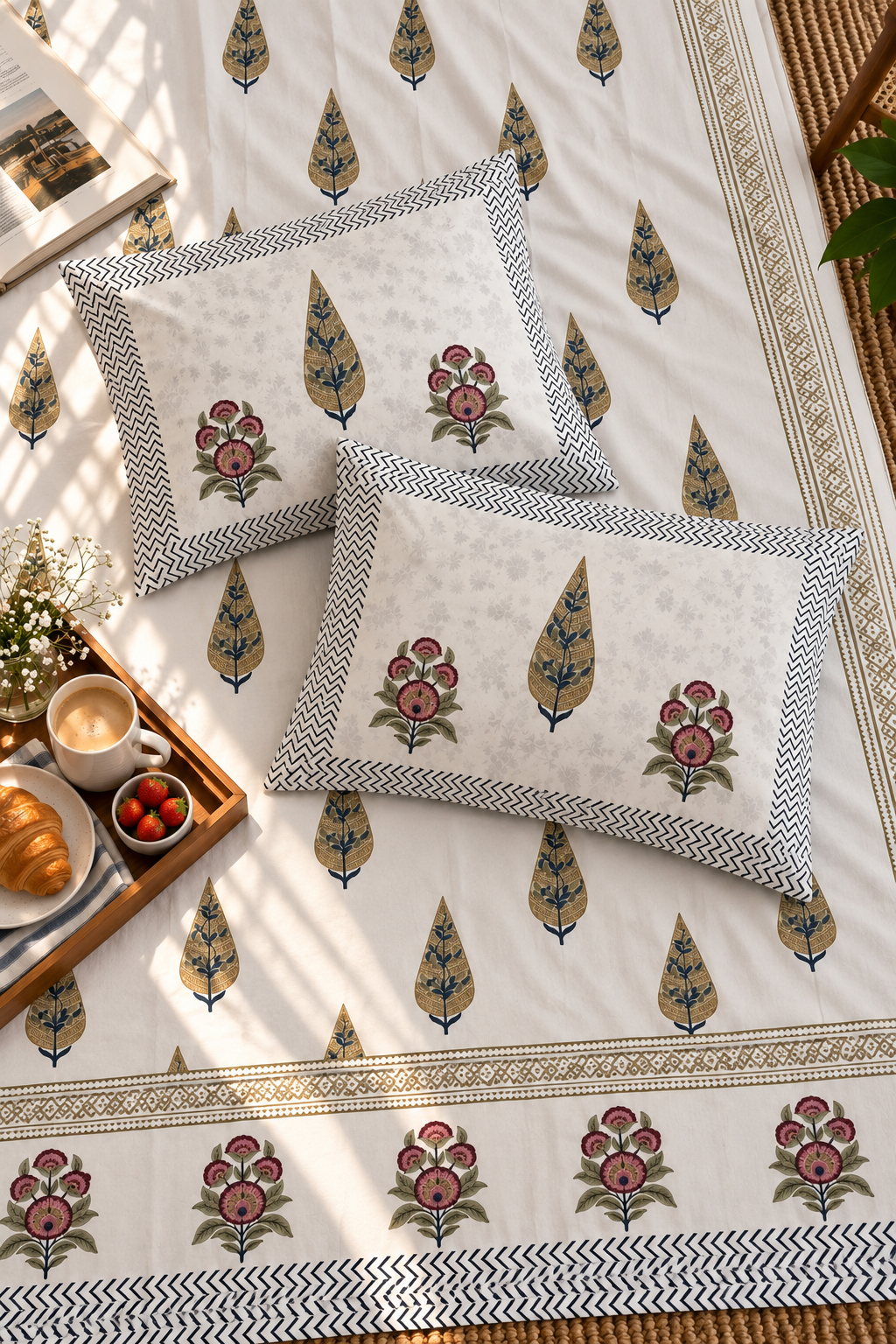 Hydra Pines Bedsheet Set