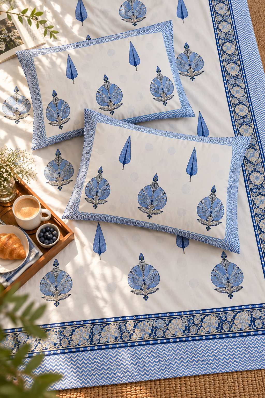 Neel Maurya Bedsheet Set