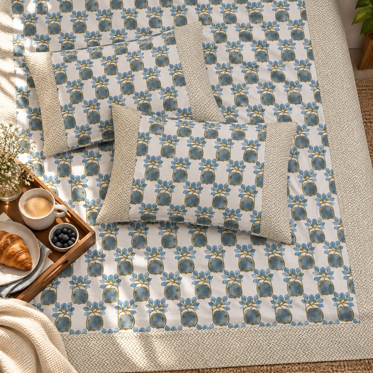 Nahar Van Bedsheet Set