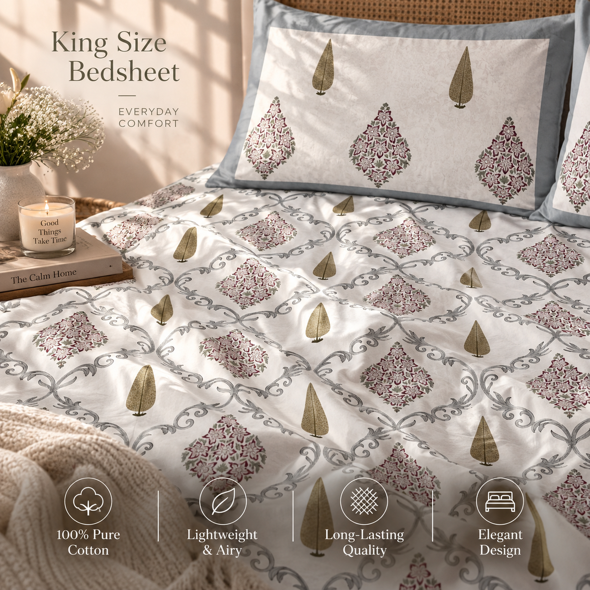Mehrabia Bedsheet Set