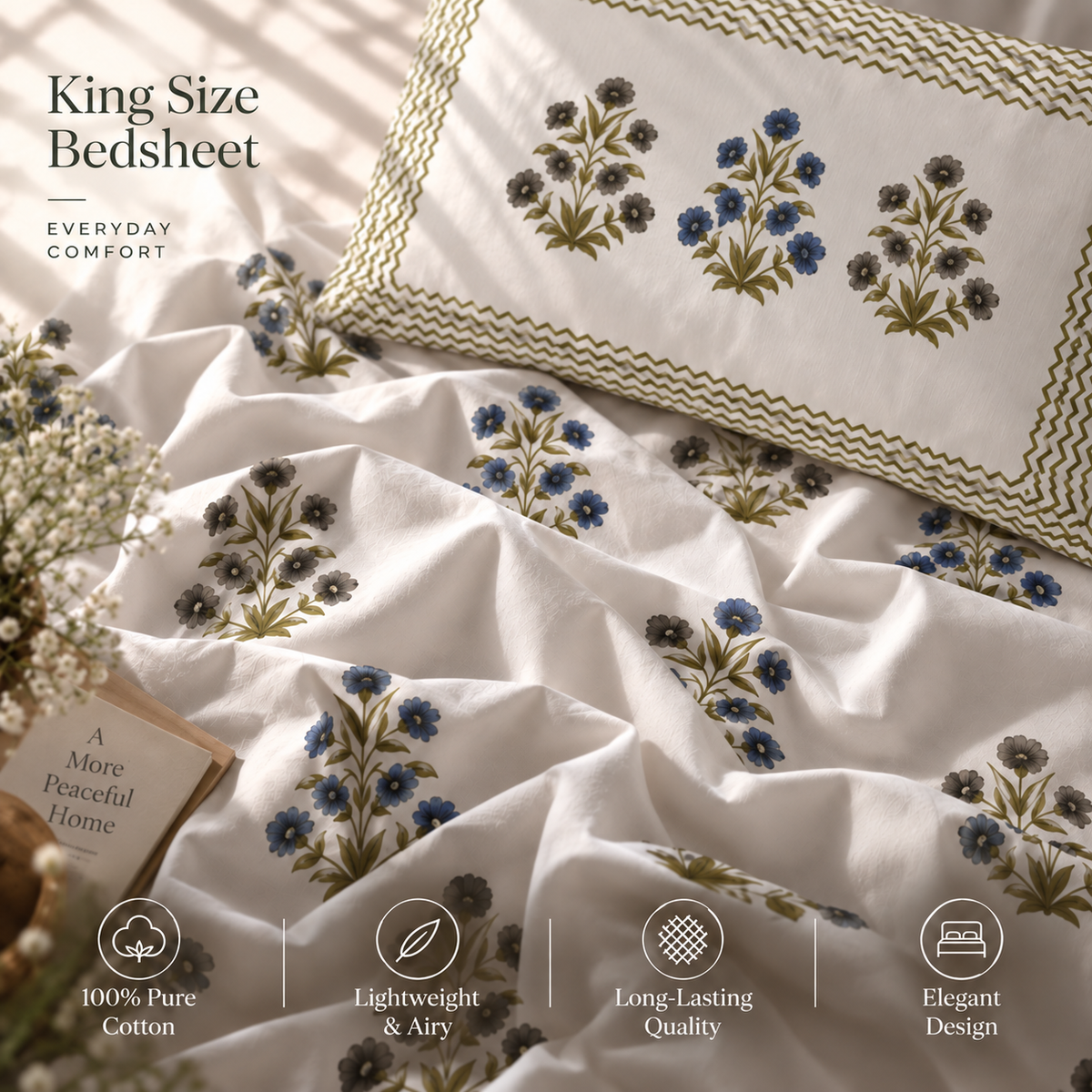 Olive Bagh Bedsheet Set
