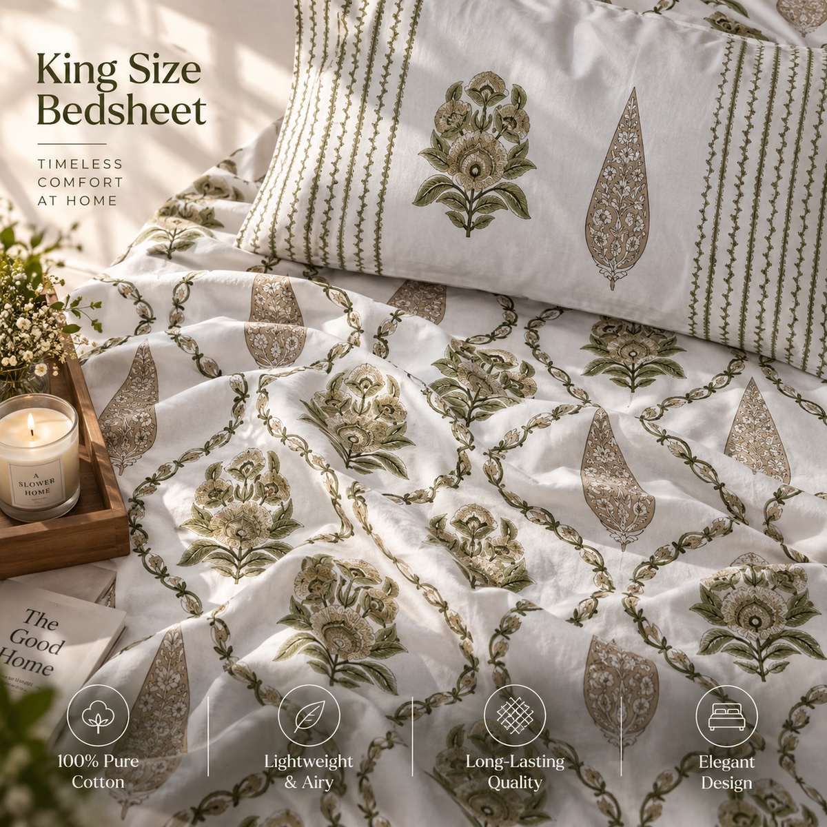 Cidar Vine Bedsheet Set