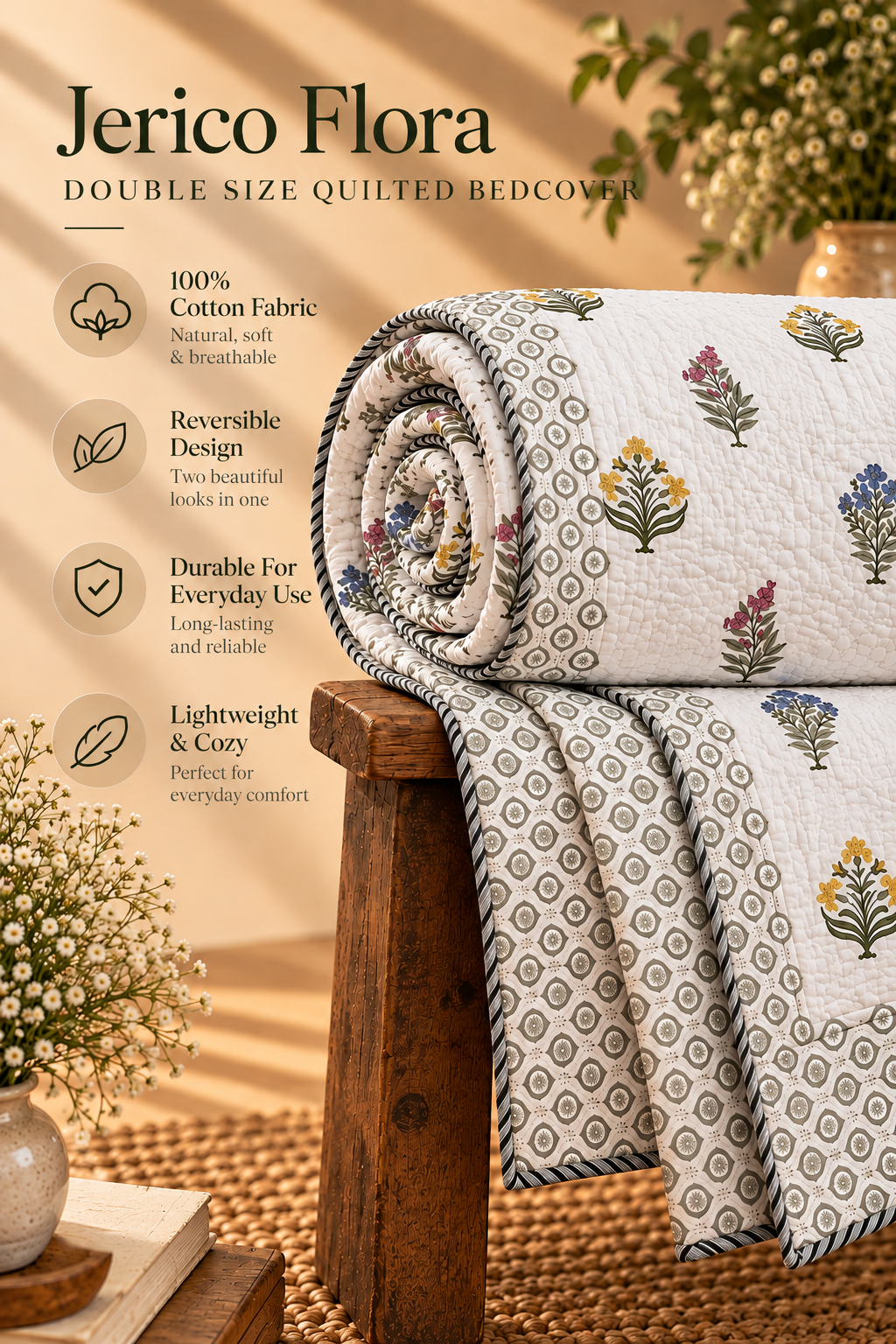 Jerico Flora Bedcover Set