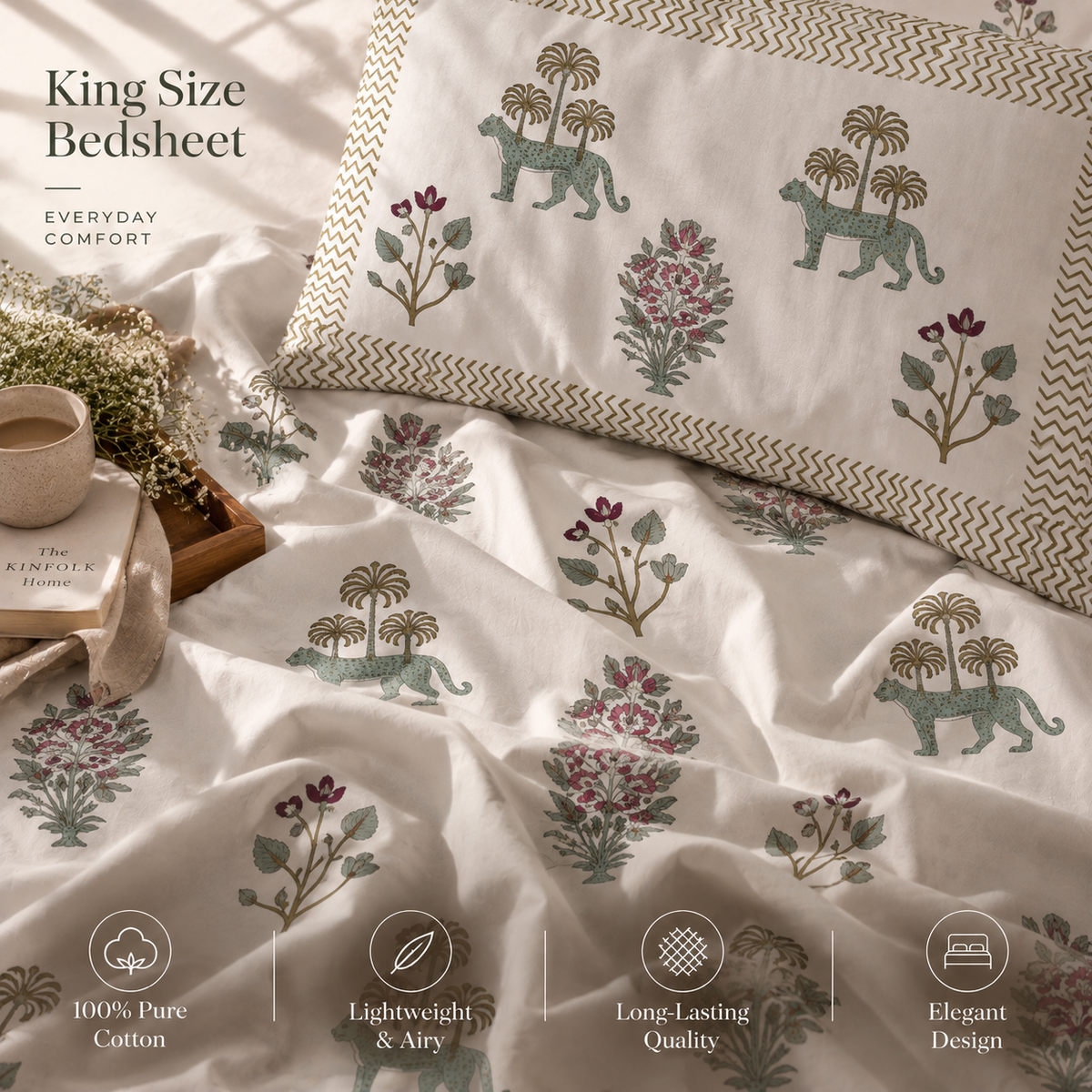 Sandar Fauna Bedsheet Set
