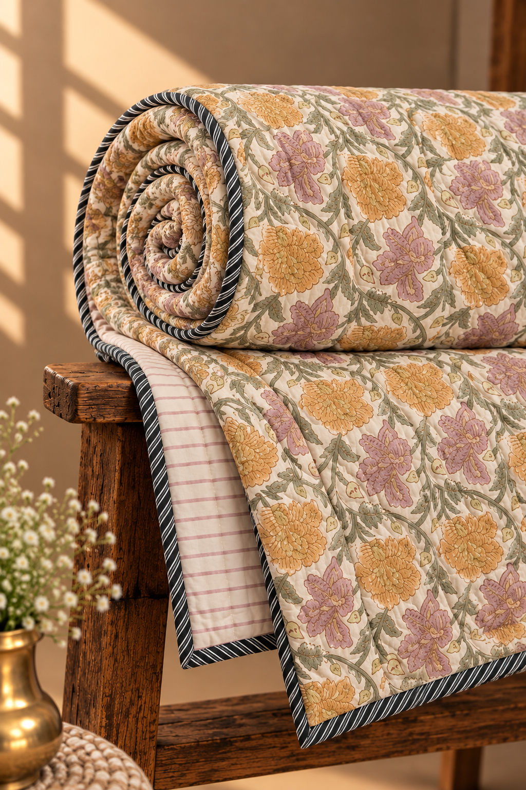 Savir Print Single Quilt (Set of 2)