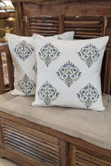 Banaras Block Print Cushion Cover