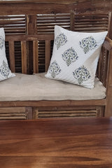 Banaras Block Print Cushion Cover