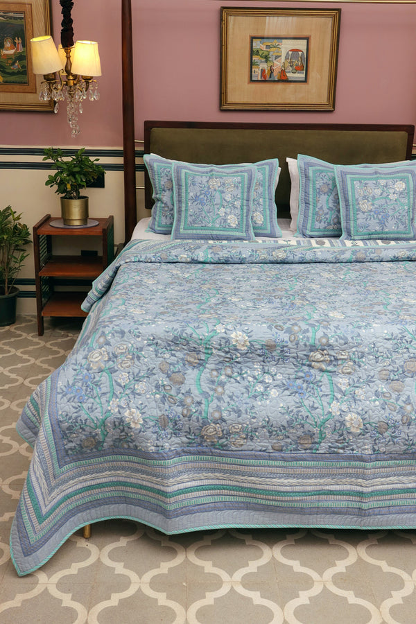 Baro Fauna Printed Quilted Bedspread Set