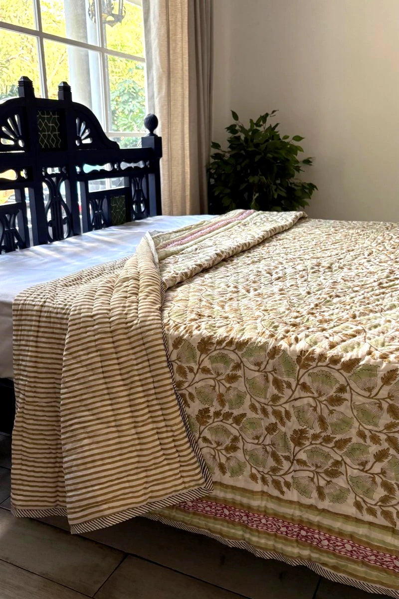 Botanica Block Print Quilt