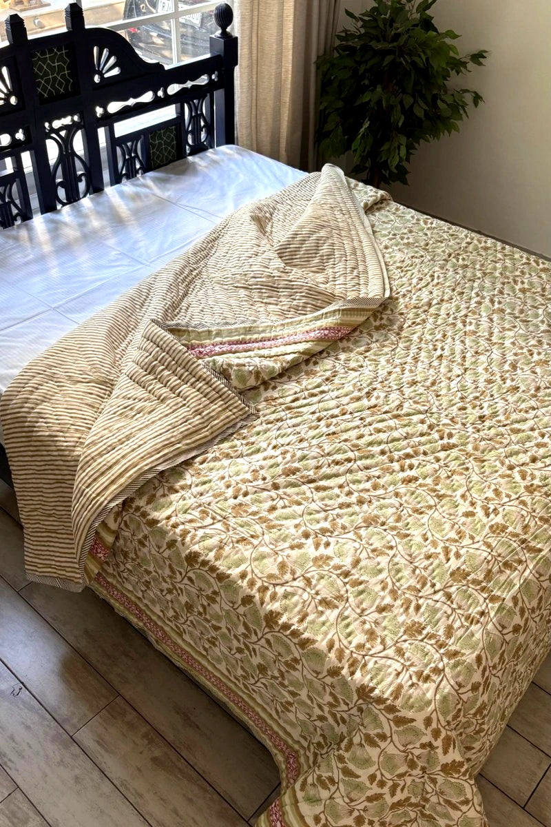 Botanica Block Print Quilt