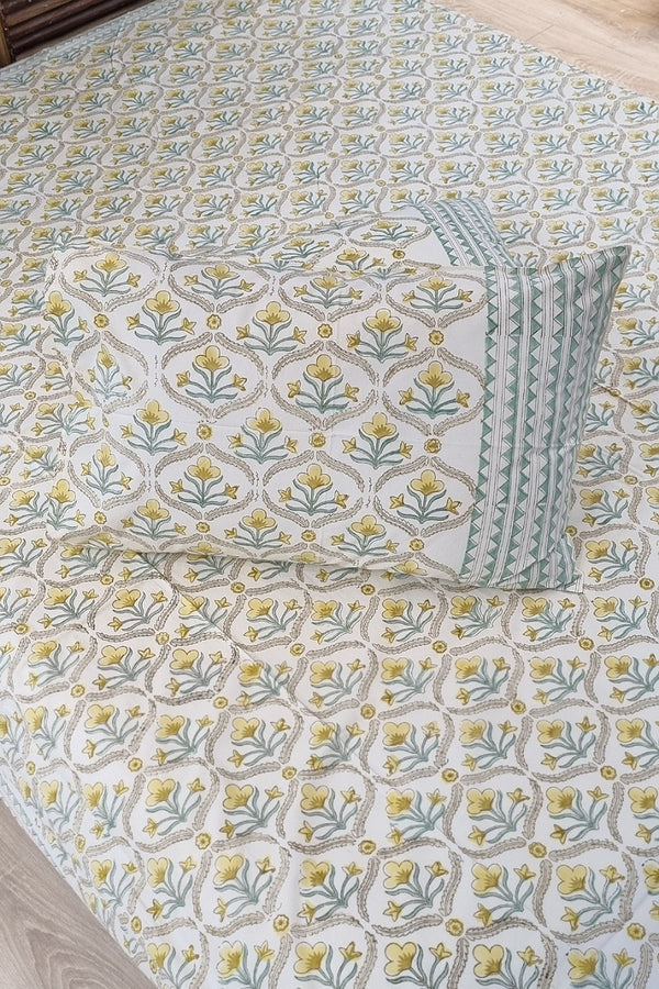 Sarabia Block Print Bedsheet Set