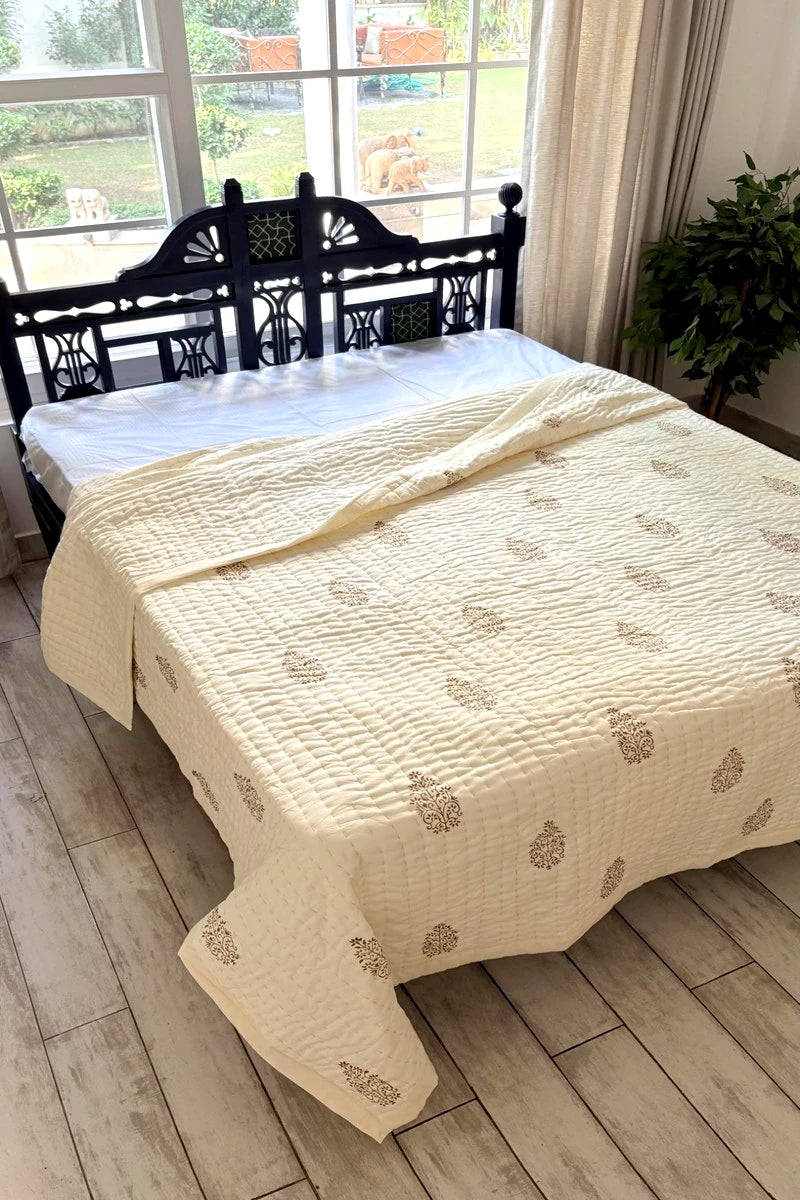 Carol Brown Block Print Quilt