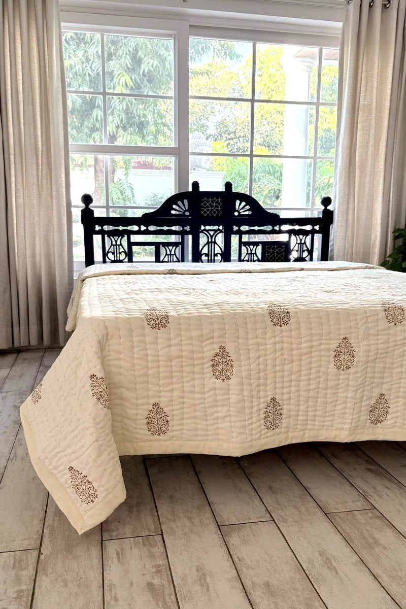 Carol Brown Block Print Quilt