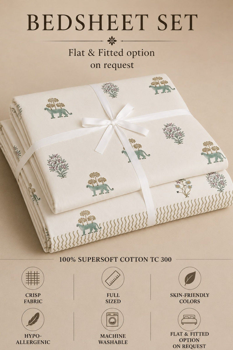 100% Supersoft cotton Bedsheets 
