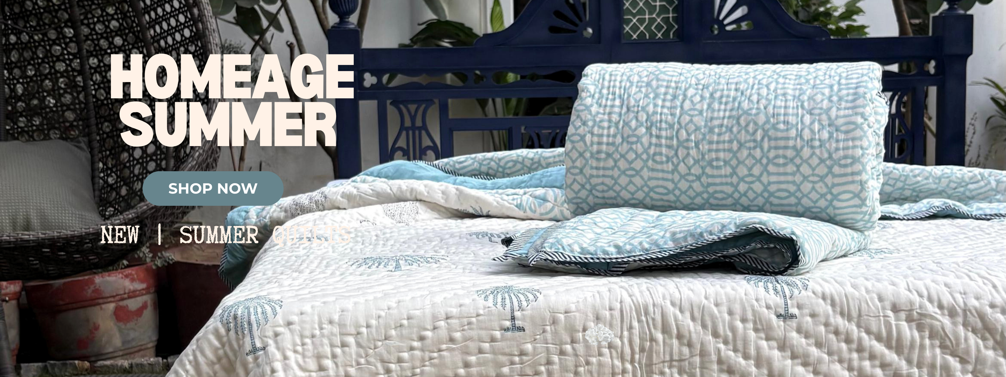Block Print Cotton Quilt 