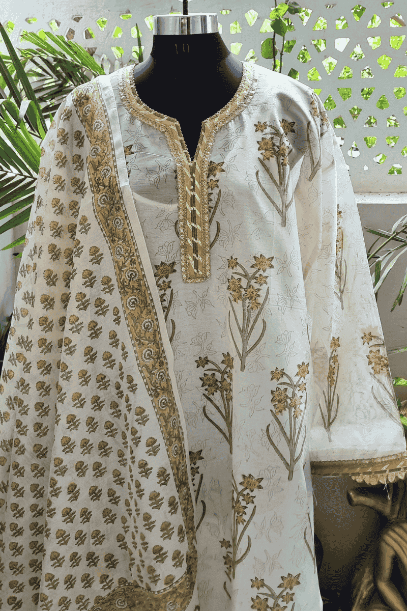 Elnaaz Chanderi Suit Set