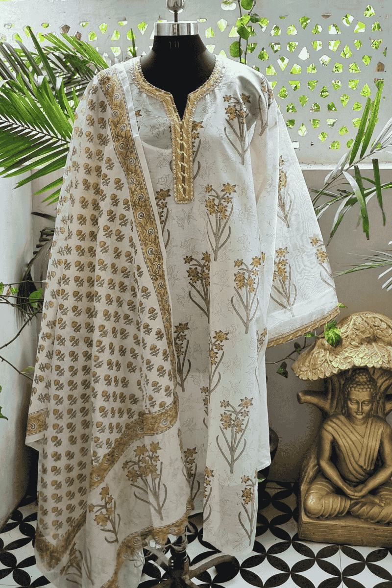 Elnaaz Chanderi Suit Set