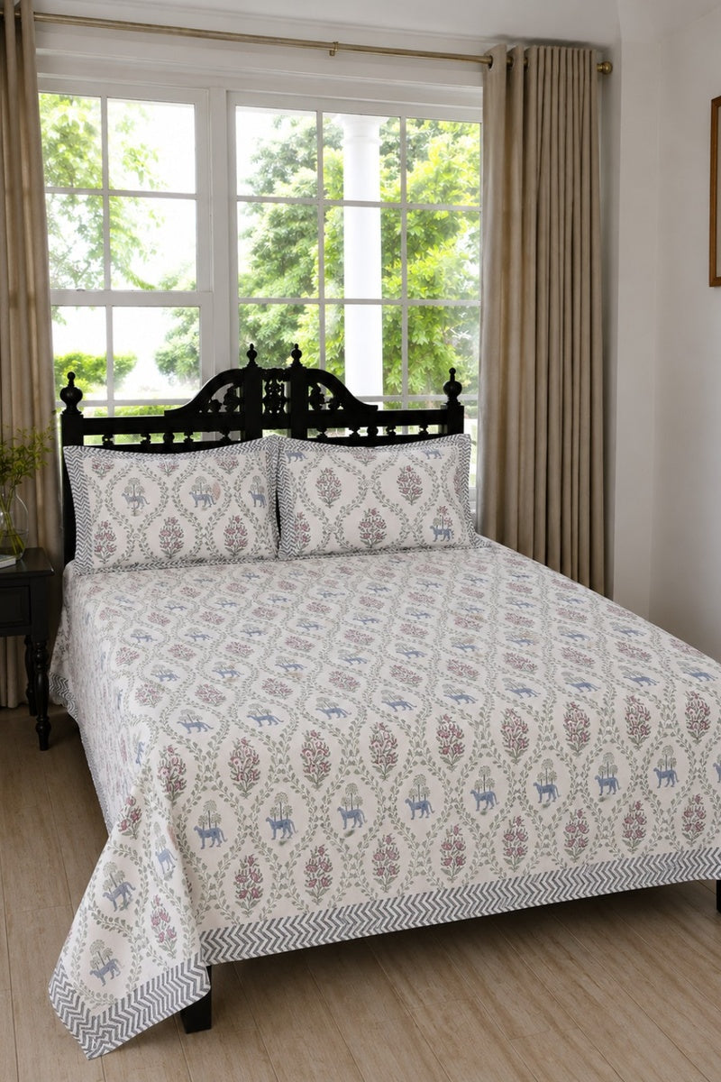 Block Print Bedsheet set