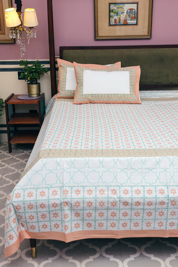 Fujairah Block Print Bedsheet Set