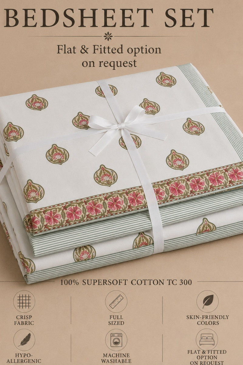 Garuda Flora Bedsheet Set