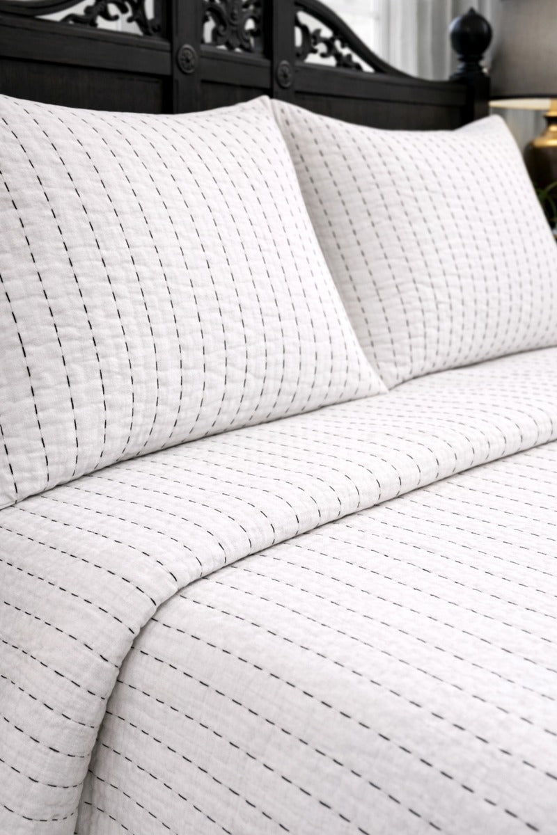 Gizem Solid Quilt Set