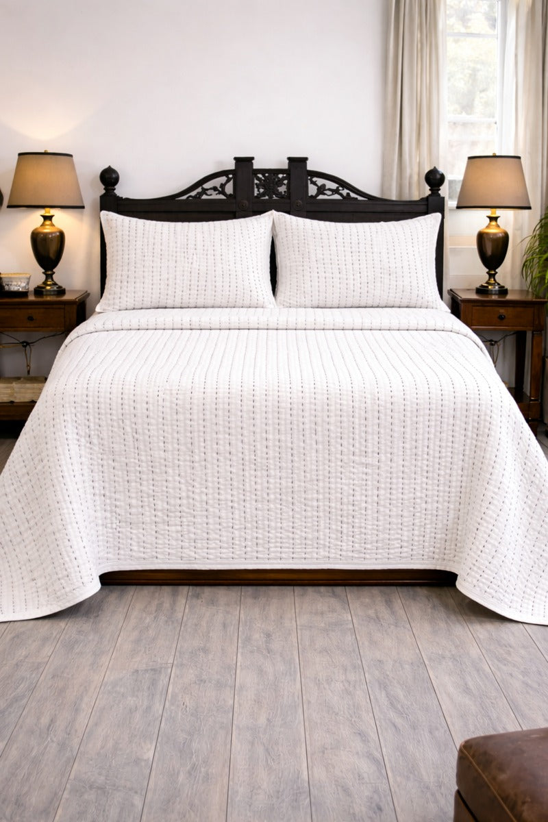 Gizem Solid Quilt Set