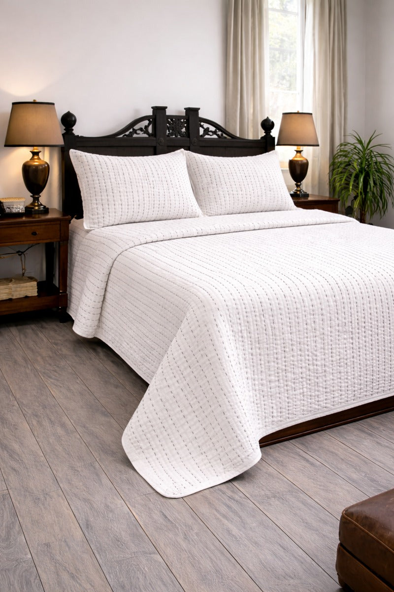 Gizem Solid Quilt Set