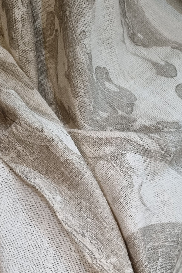 Grey Marble World Throw