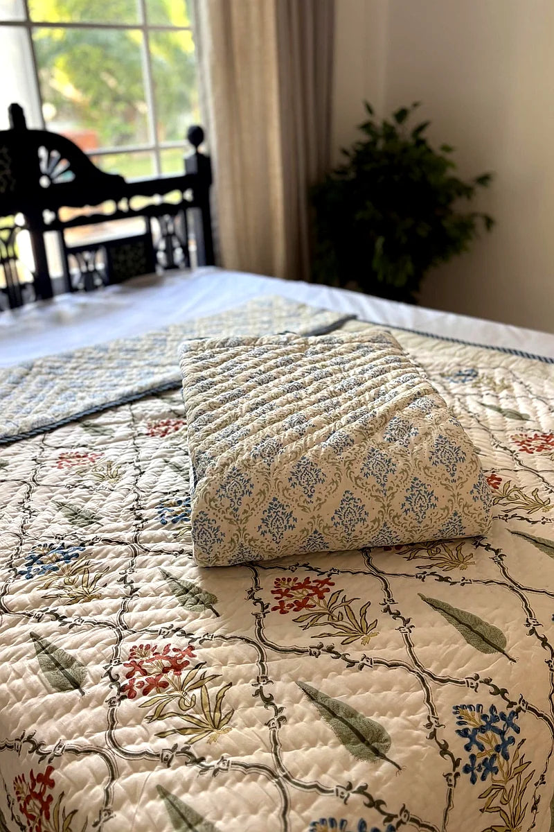 Gul Block Print Quilt (Set of 2)