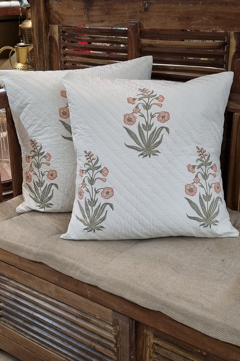 Guliani Block Print Cushion Cover (Set of 2)