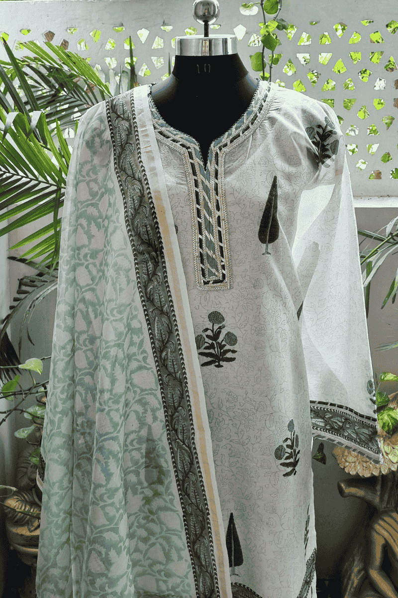 Hania Chanderi Suit Set