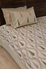 Mahua Mehrab Block Print Bedsheet Set