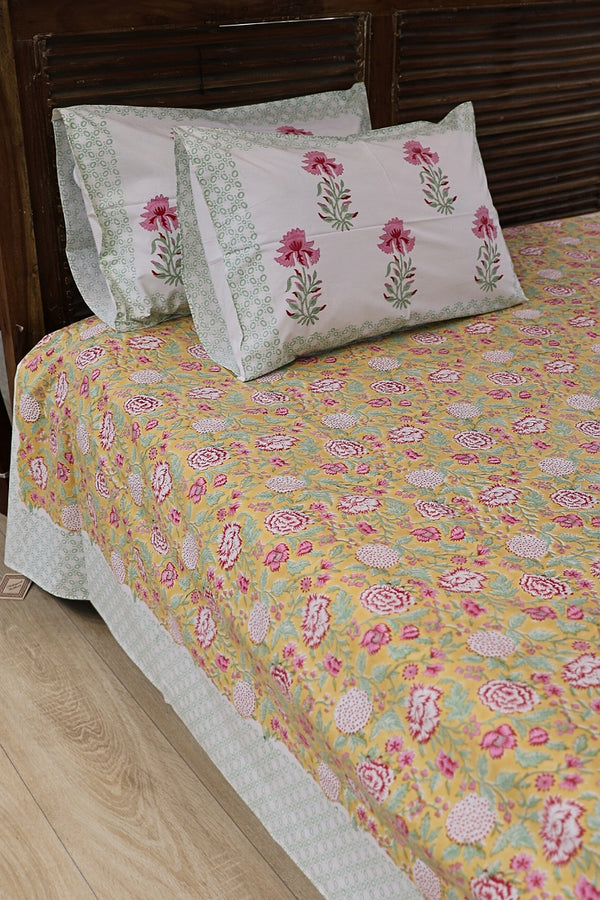 Burak Block Print Bedsheet Set