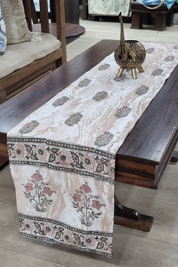 Sujan Block Print Table Runner