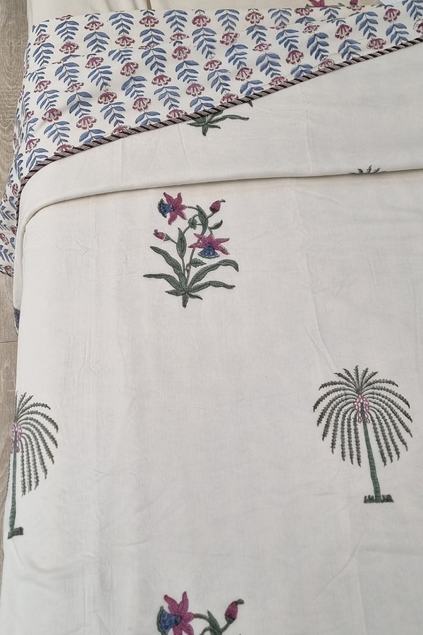 Palmera Block Print Dohar