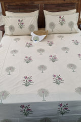 Malabar Block Print Bedsheet Set