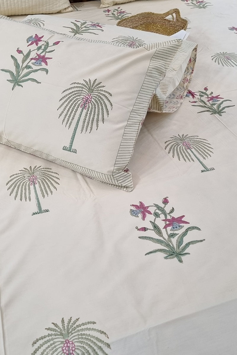 Palmera Block Print Bedding Set