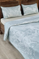 Mistaya Marble World Quilted Bedspread Set