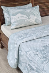 Mistaya Marble World Quilted Bedspread Set