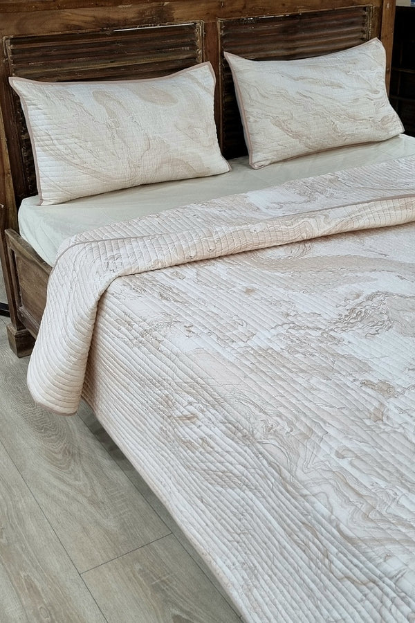 Dakar Marble World Quilted Bedspread Set