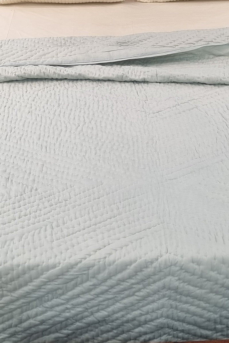 Sage Solid Summer Quilt