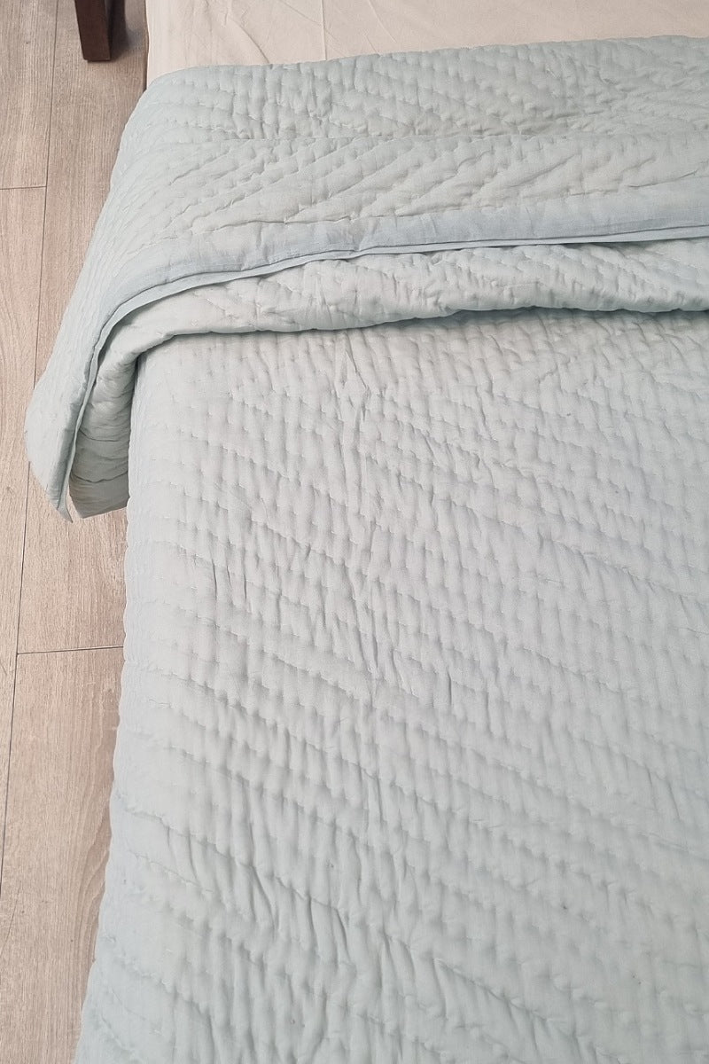 Sage Solid Summer Quilt