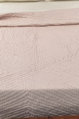 Burnt Peach Solid Summer Quilt