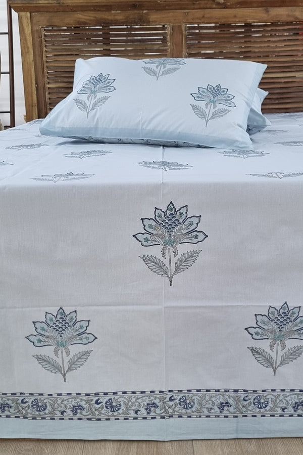 Maple Block Print Bedsheet Set