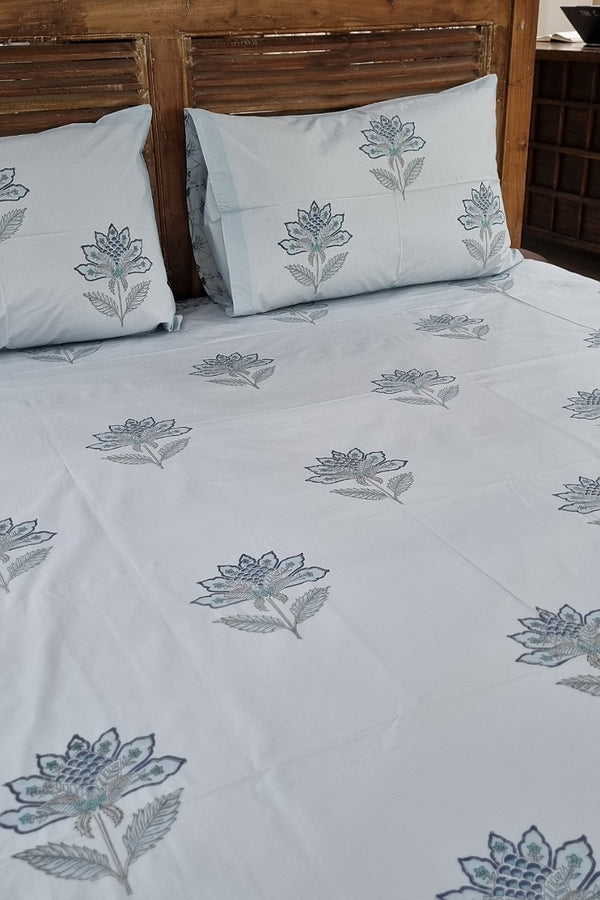 Maple Block Print Bedsheet Set