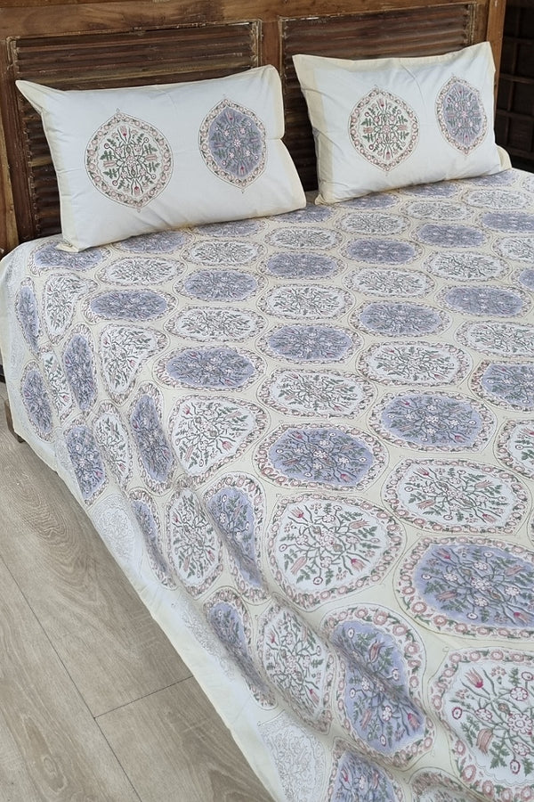 Kanbaar Block Print Bedsheet Set