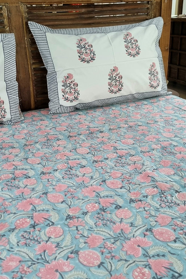 Ivana Block Print Bedsheet Set